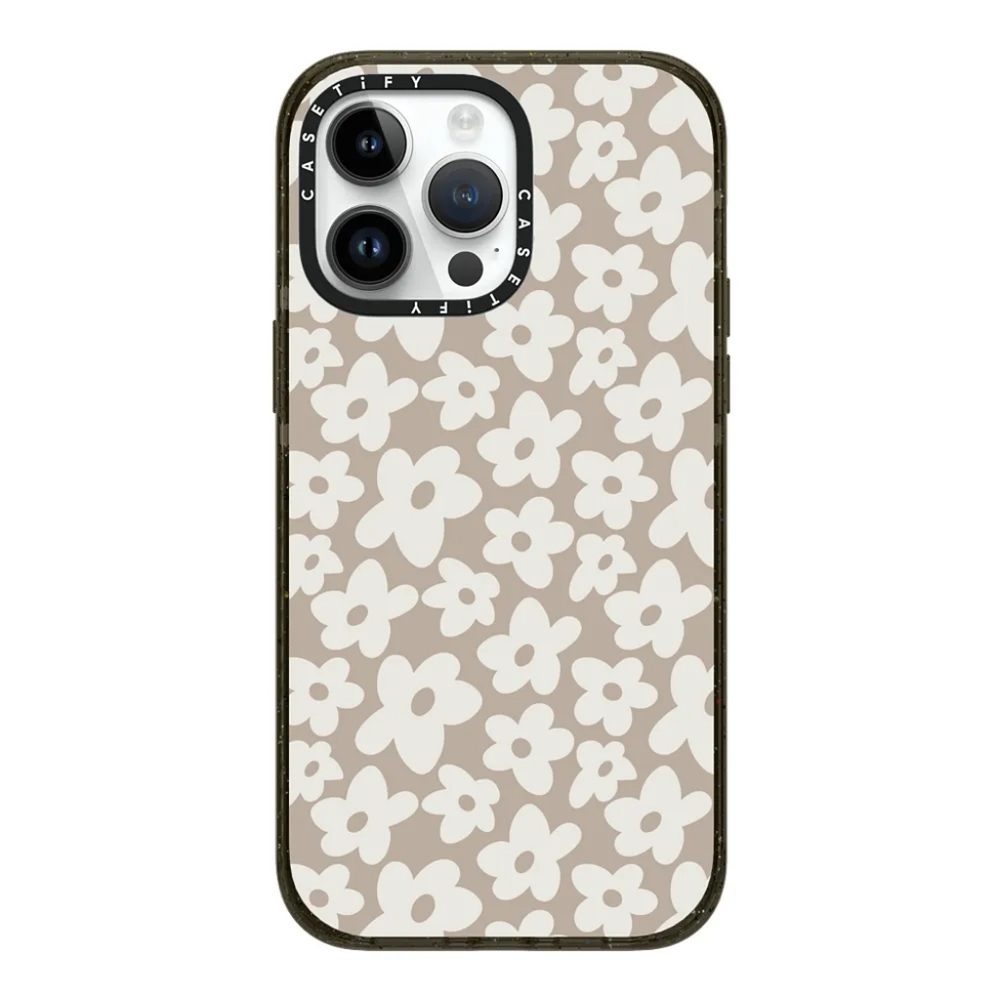 Casetify iPhone 15 Pro Max -Natural Flower Black By Girl Knows All